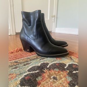 Coach Studded Leather boots
